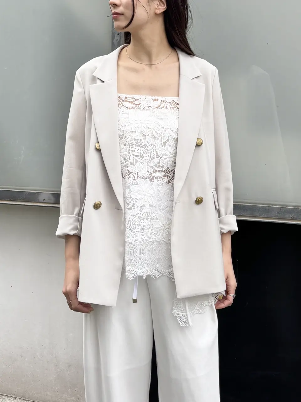 GRACE CONTINENTAL Hikaru Okada コーディネート画像