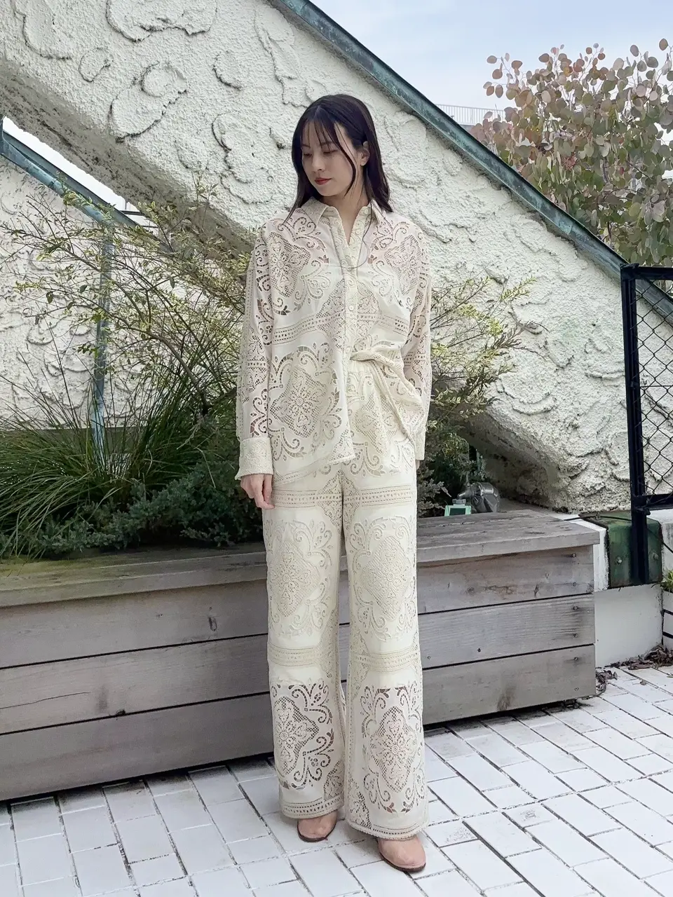 GRACE CONTINENTAL Hikaru Okada コーディネート画像