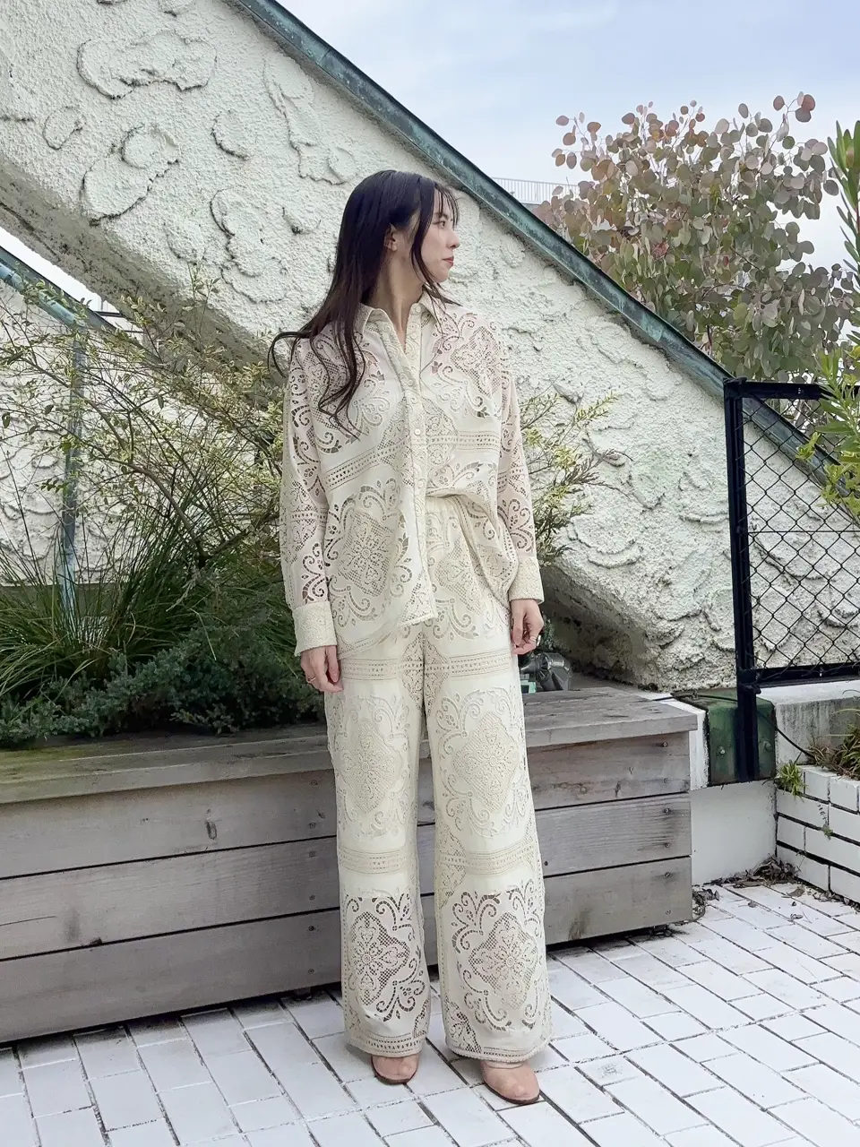 GRACE CONTINENTAL Hikaru Okada コーディネート画像