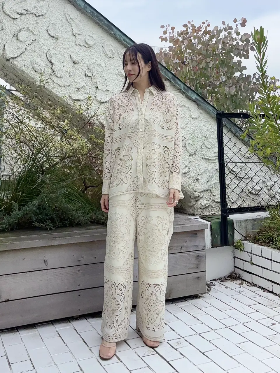 GRACE CONTINENTAL Hikaru Okada コーディネート画像