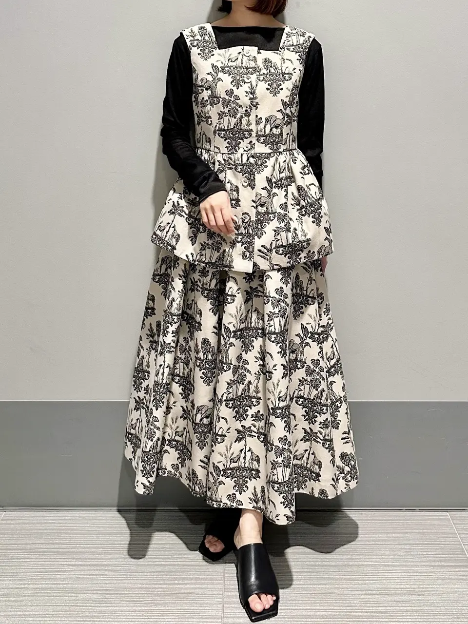 GRACE CONTINENTAL MORITA AI コーディネート画像