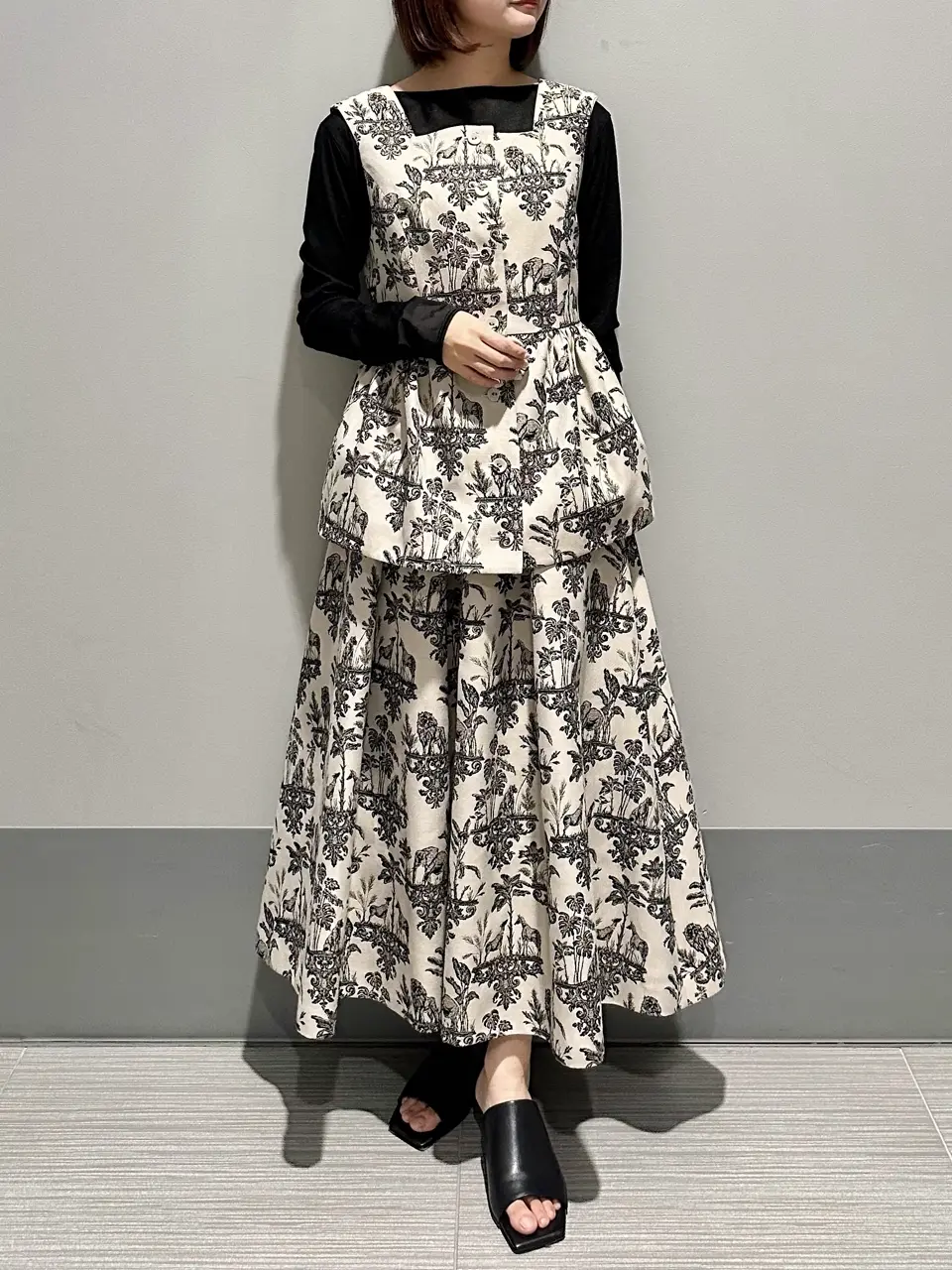 GRACE CONTINENTAL MORITA AI コーディネート画像