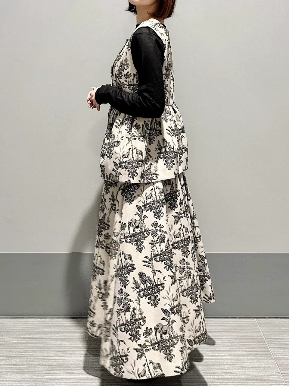 GRACE CONTINENTAL MORITA AI コーディネート画像