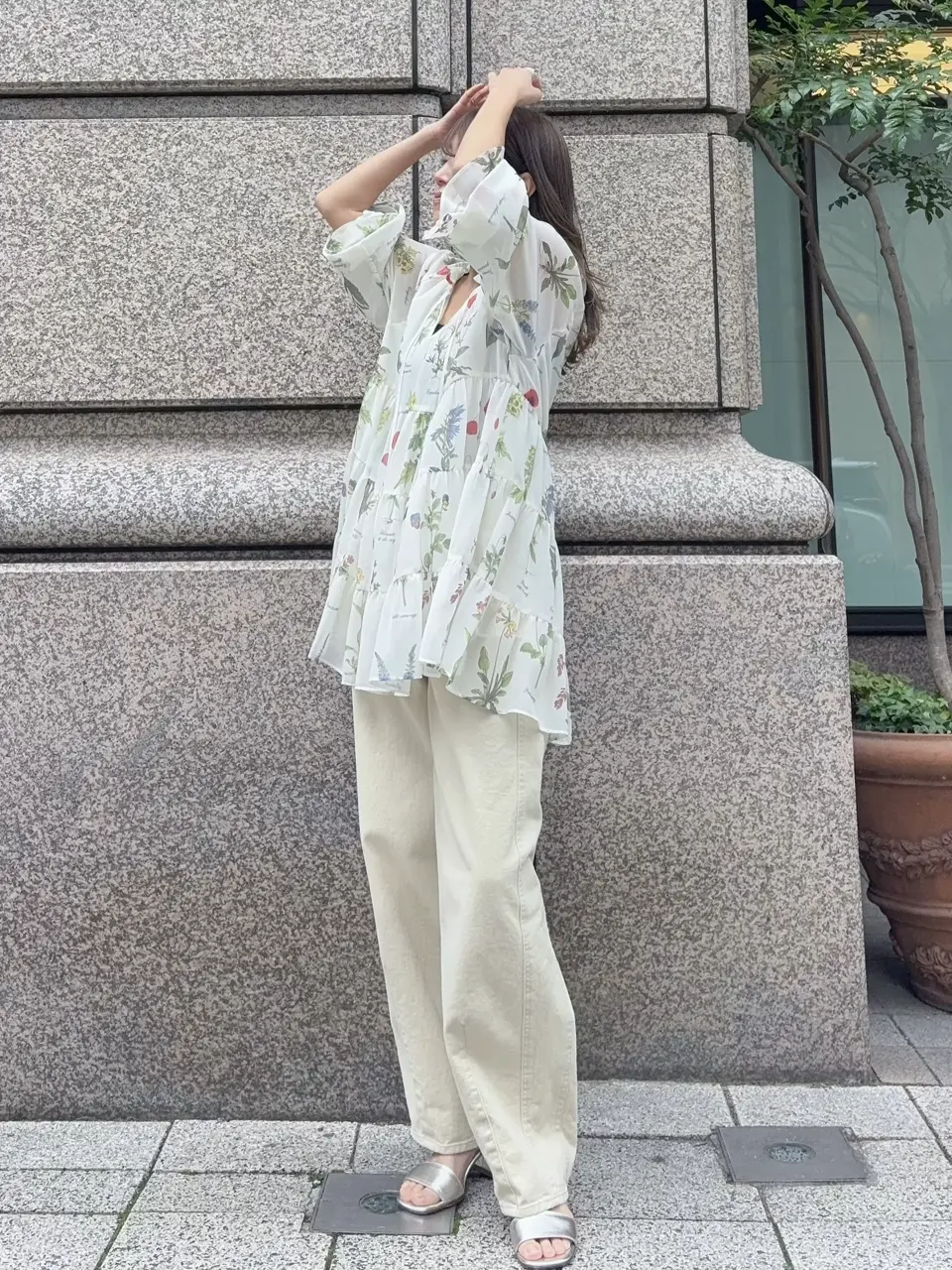 GRACE CONTINENTAL yukimi yonee コーディネート画像