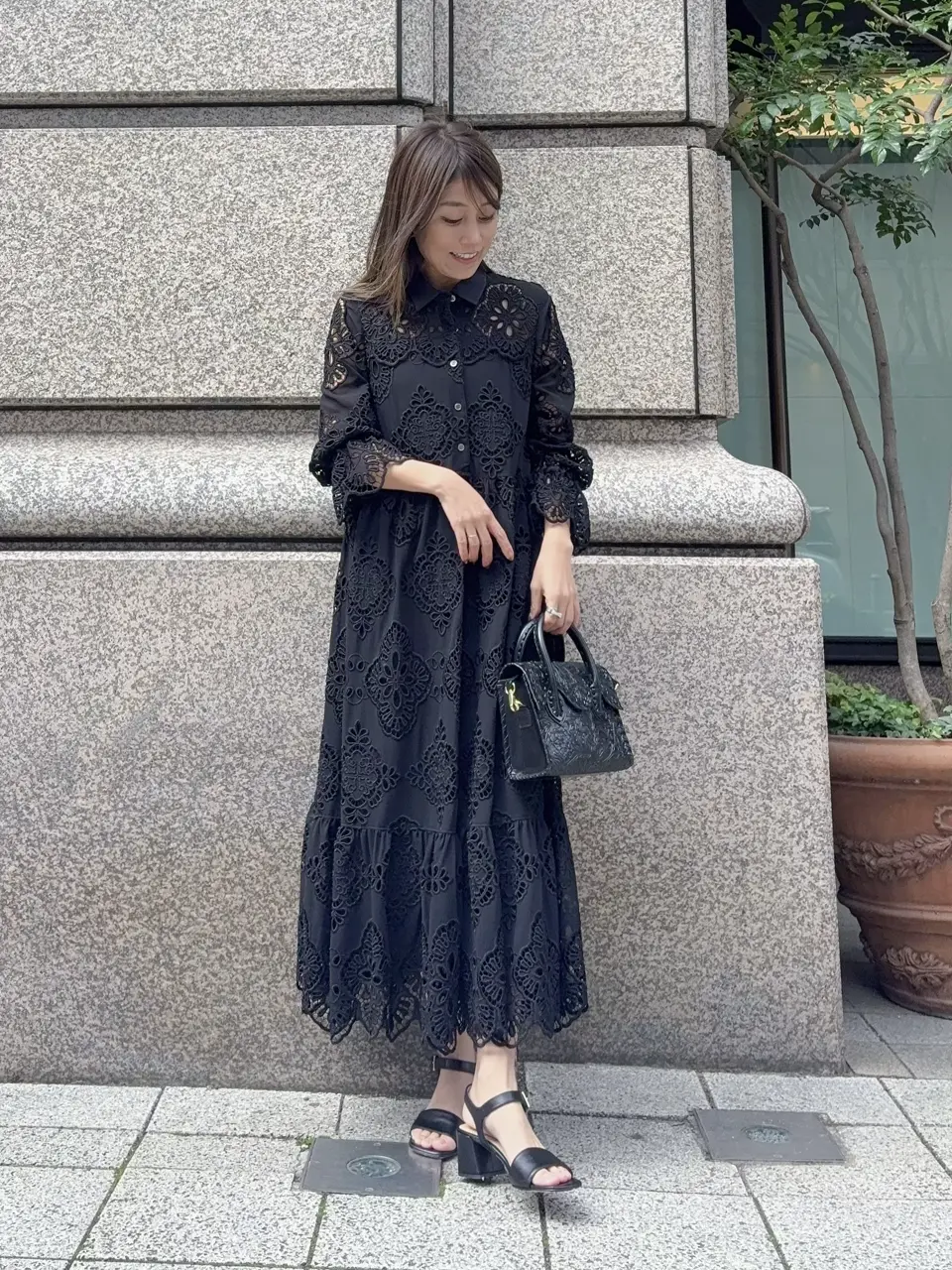 GRACE CONTINENTAL yukimi yonee コーディネート画像