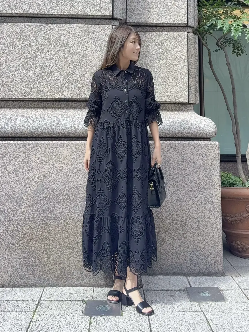 GRACE CONTINENTAL yukimi yonee コーディネート画像