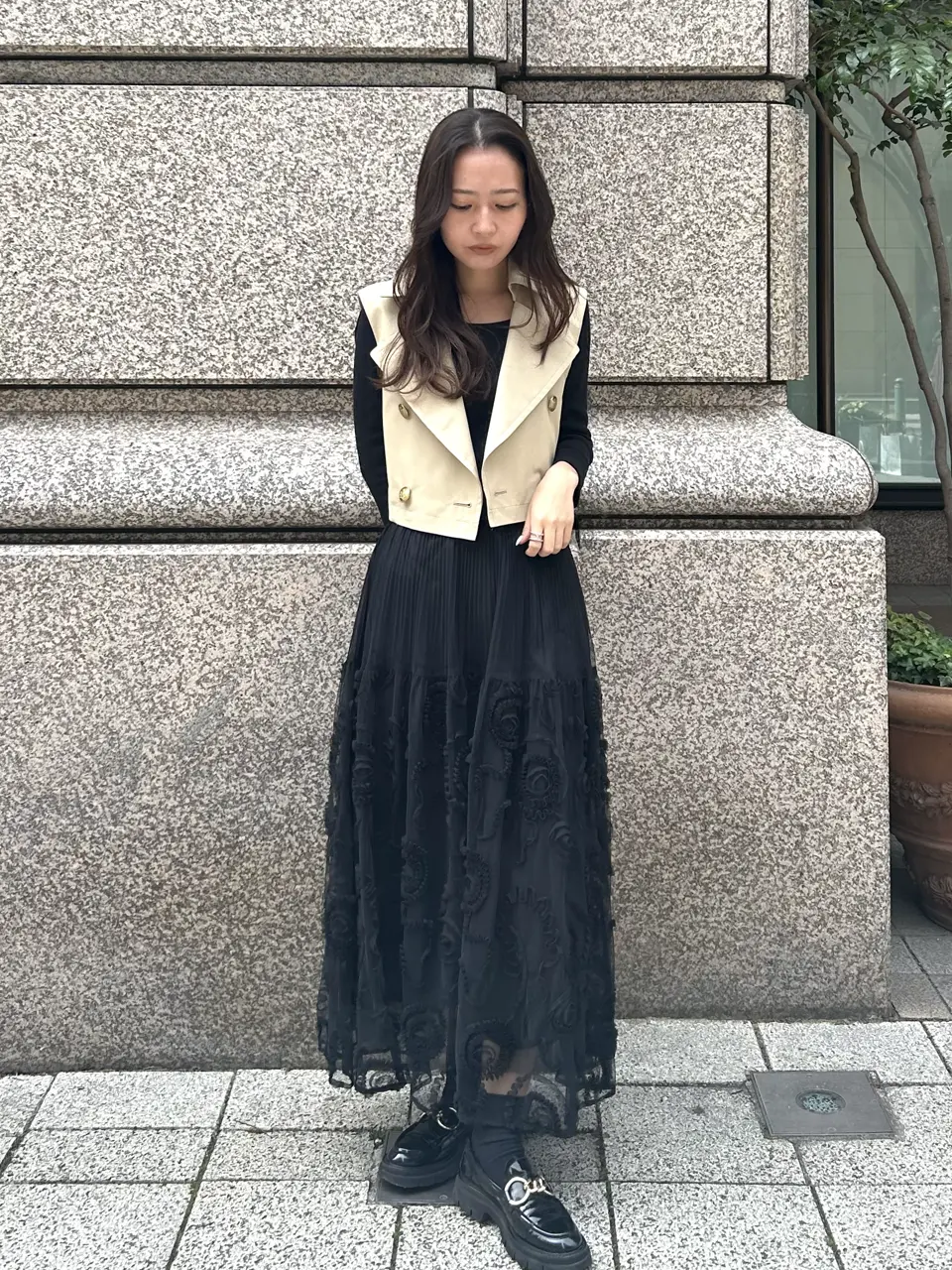 GRACE CONTINENTAL ERINA KATO コーディネート画像