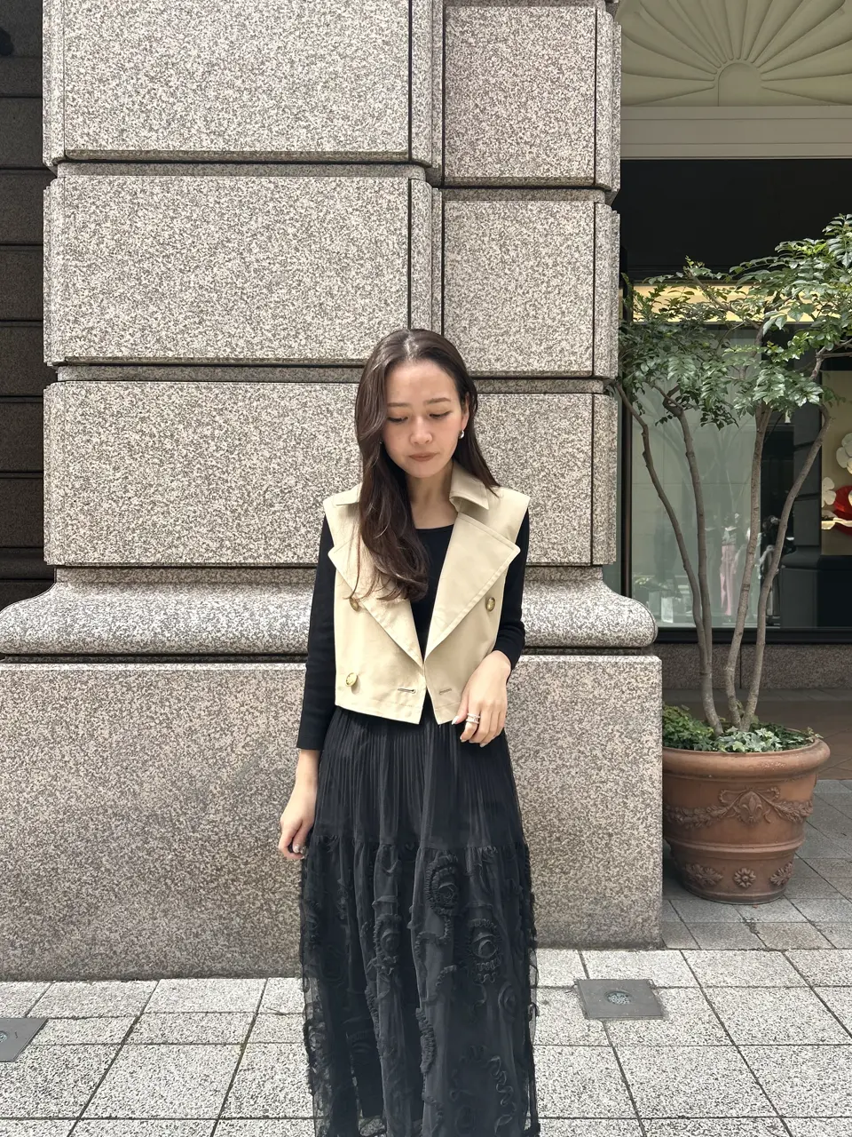 GRACE CONTINENTAL ERINA KATO コーディネート画像