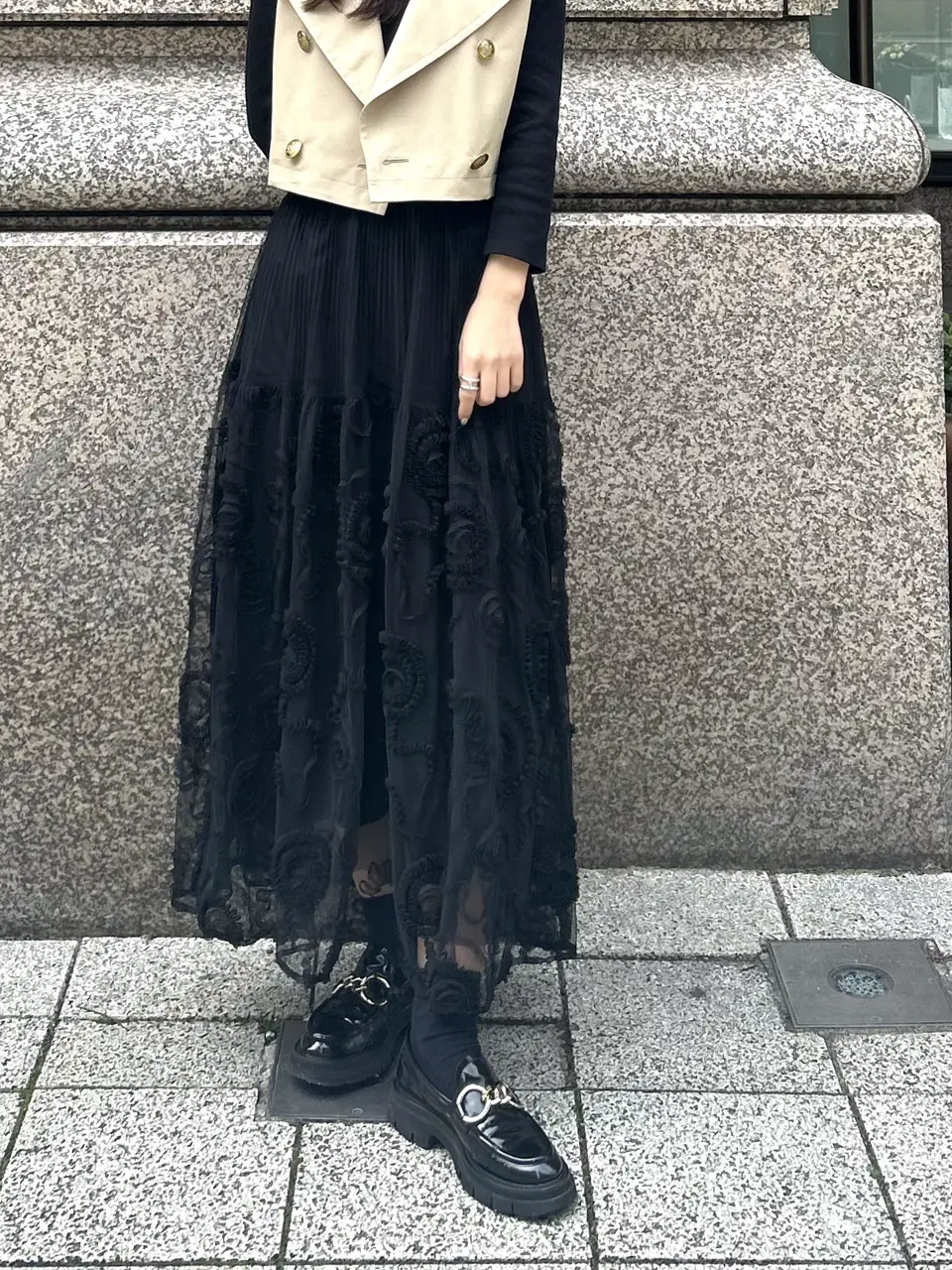 GRACE CONTINENTAL ERINA KATO コーディネート画像