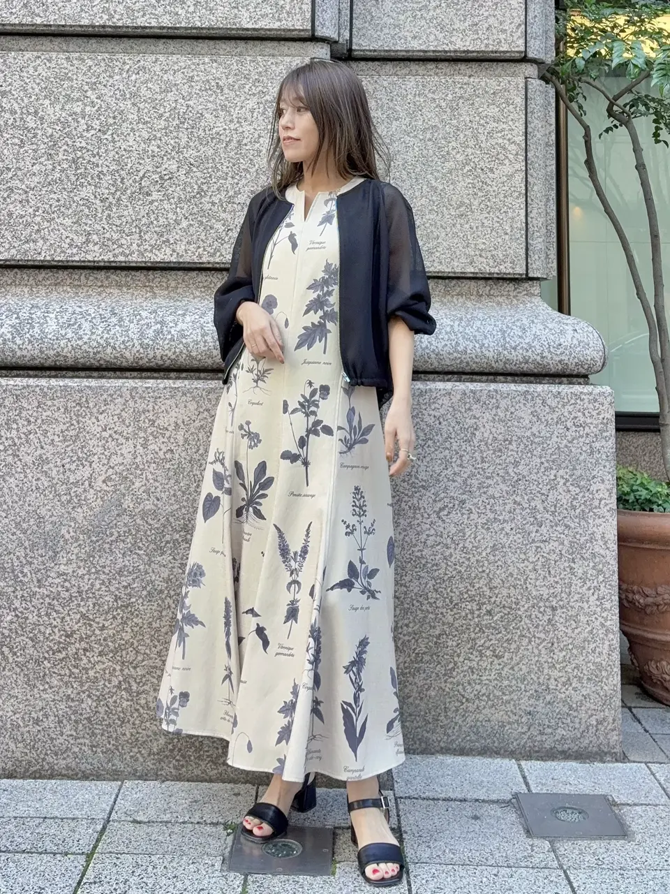 GRACE CONTINENTAL yukimi yonee コーディネート画像