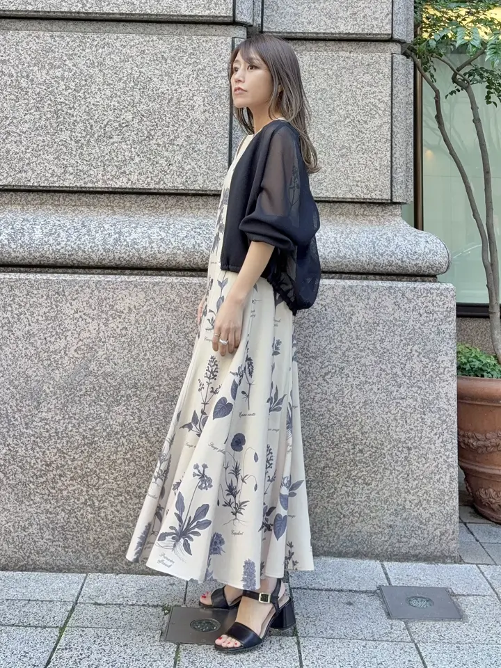 GRACE CONTINENTAL yukimi yonee コーディネート画像