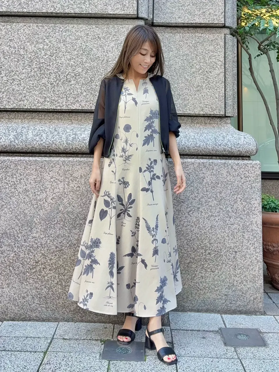 GRACE CONTINENTAL yukimi yonee コーディネート画像