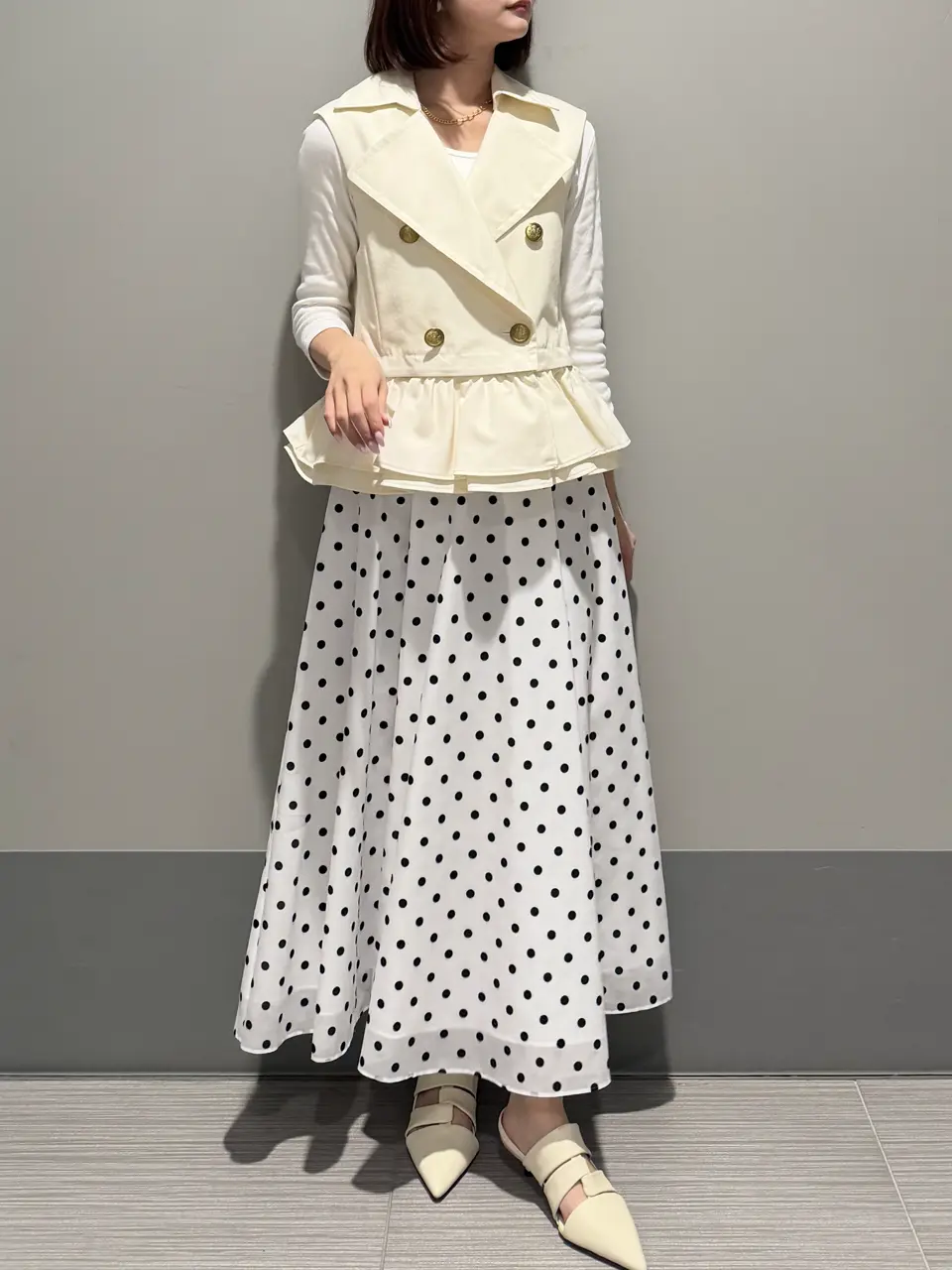 GRACE CONTINENTAL MORITA AI コーディネート画像