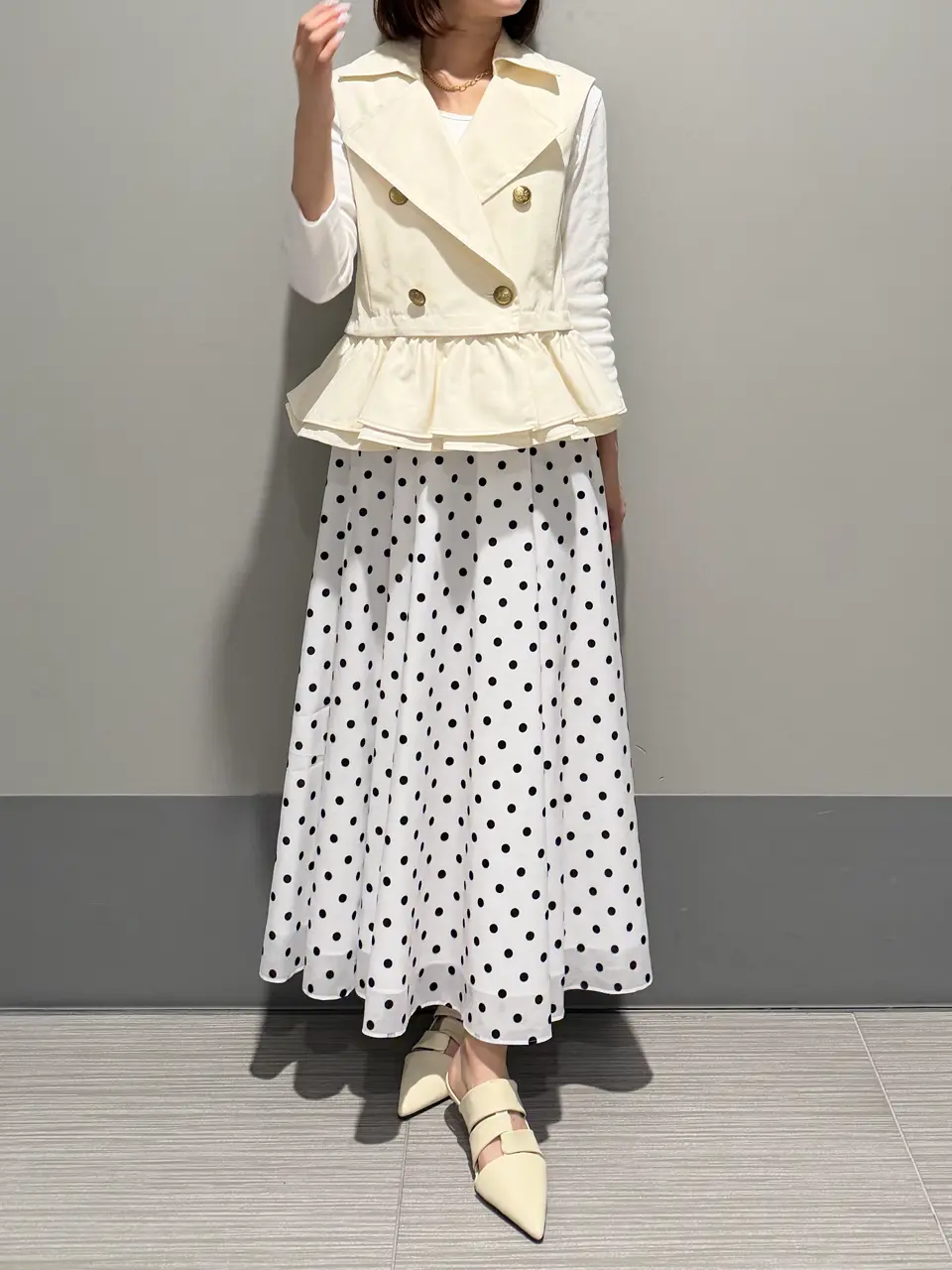 GRACE CONTINENTAL MORITA AI コーディネート画像