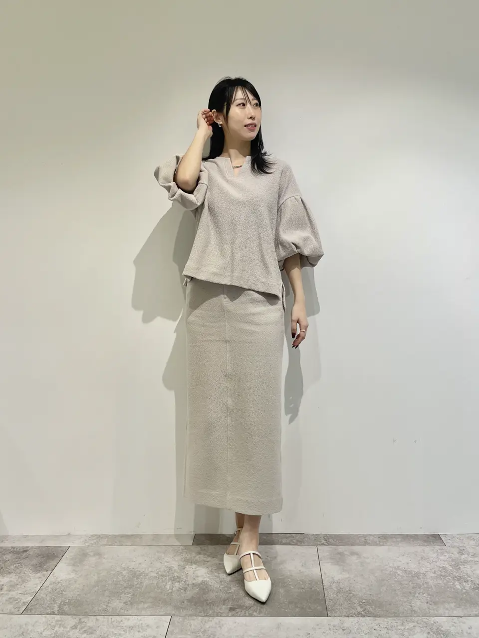 GRACE CONTINENTAL 端場 わかな コーディネート画像