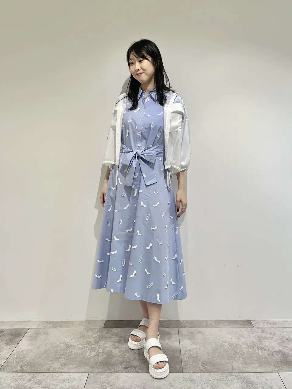 GRACE CONTINENTAL 端場 わかな コーディネート画像