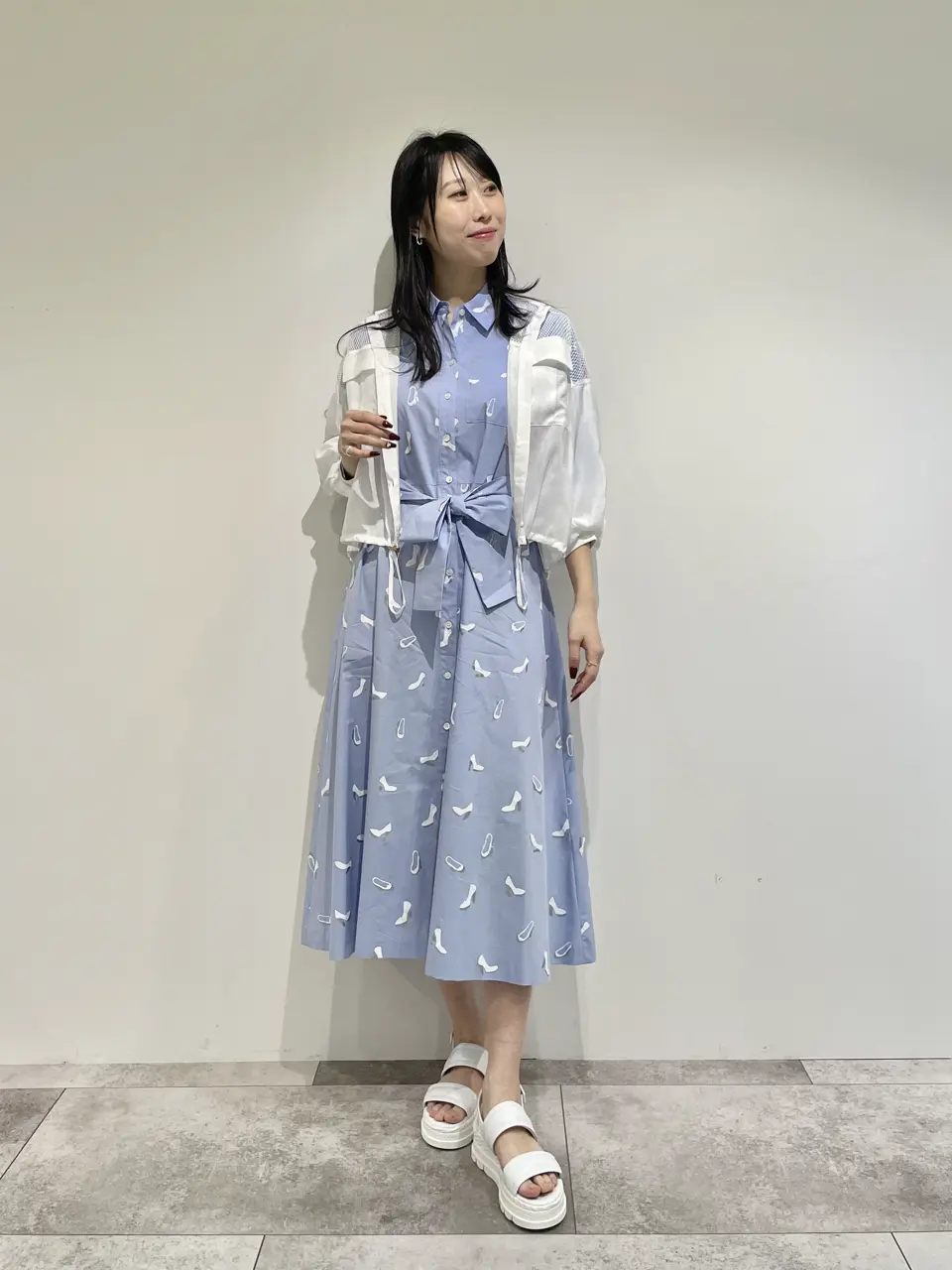 GRACE CONTINENTAL 端場 わかな コーディネート画像