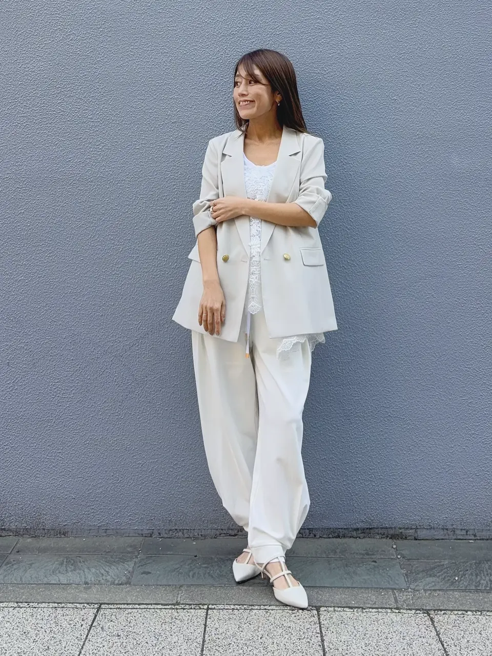 GRACE CONTINENTAL yukimi yonee コーディネート画像