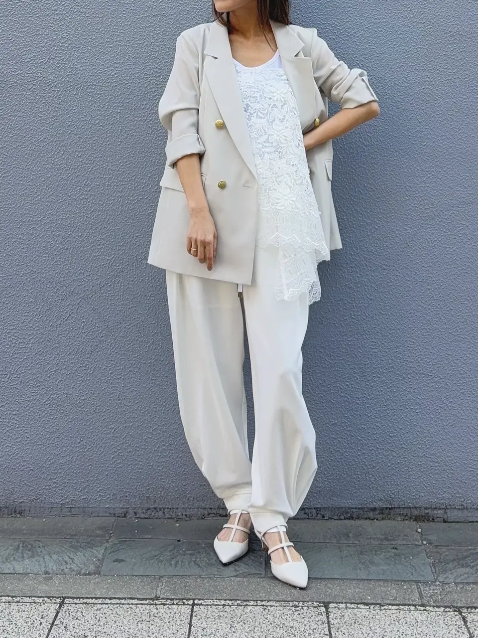 GRACE CONTINENTAL yukimi yonee コーディネート画像