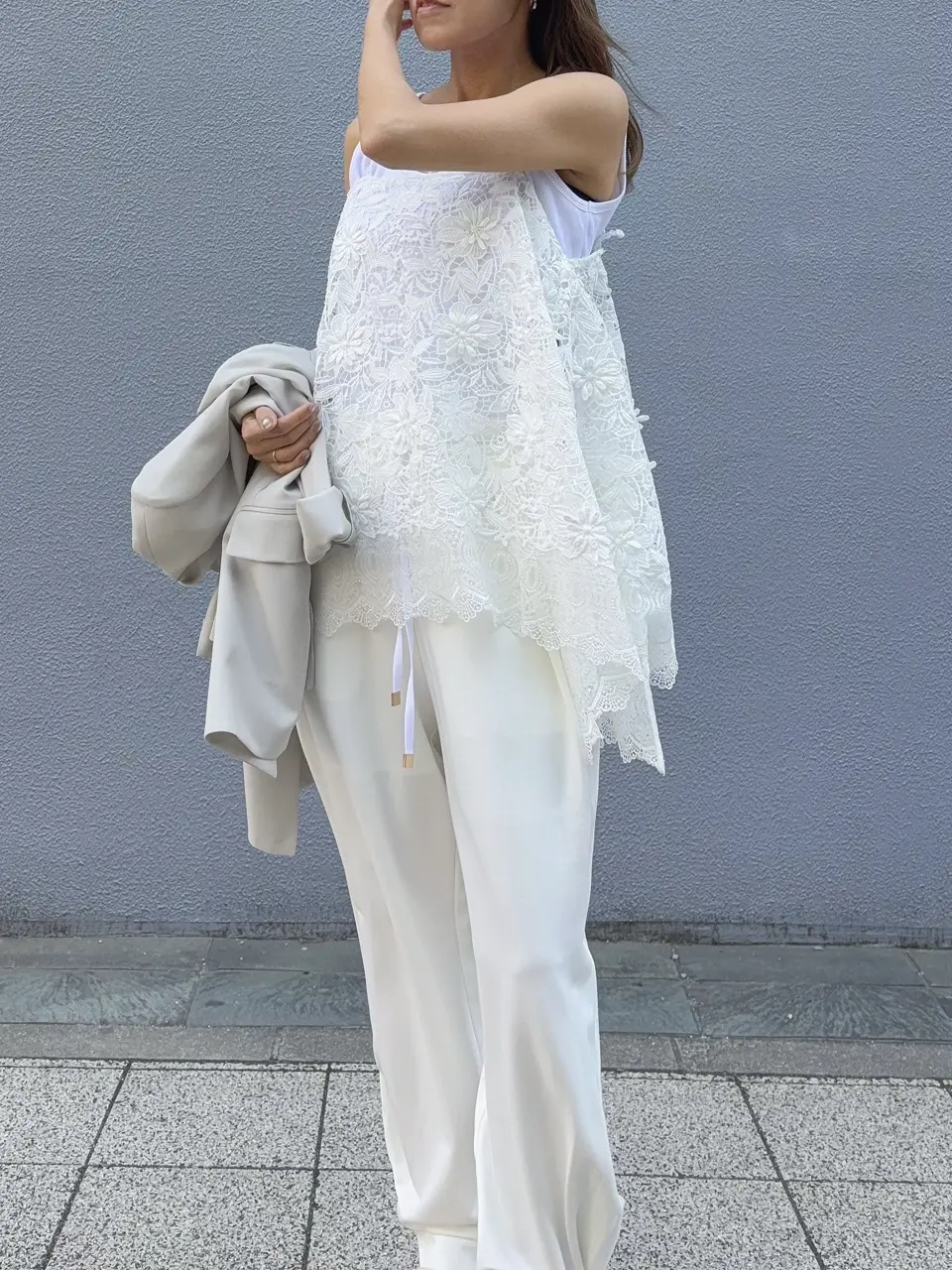 GRACE CONTINENTAL yukimi yonee コーディネート画像