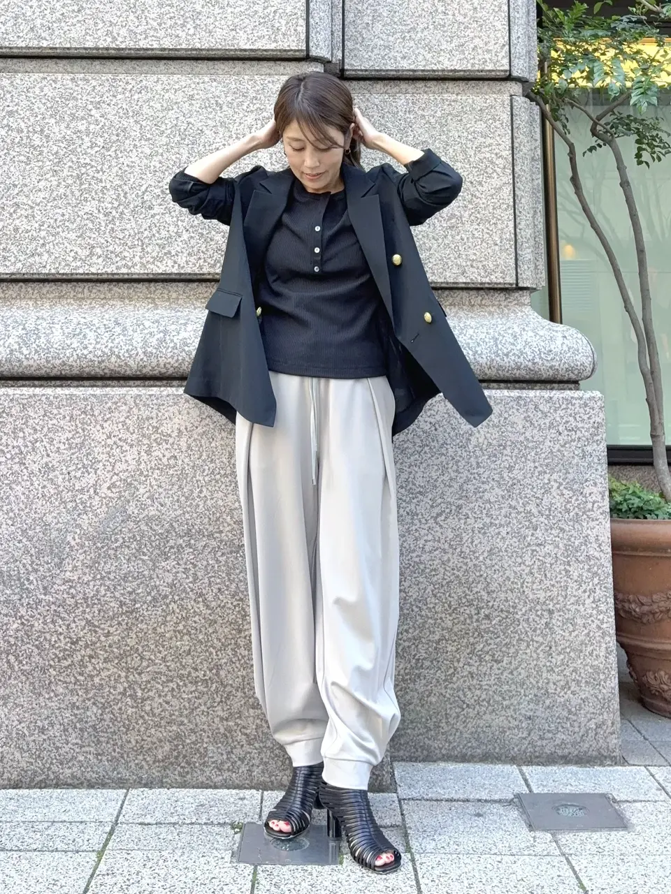 GRACE CONTINENTAL yukimi yonee コーディネート画像