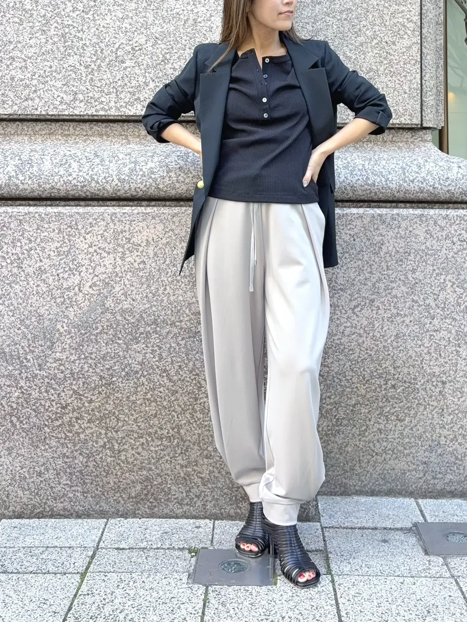 GRACE CONTINENTAL yukimi yonee コーディネート画像