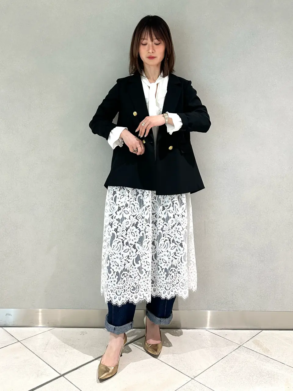 GRACE CONTINENTAL Kogane. コーディネート画像