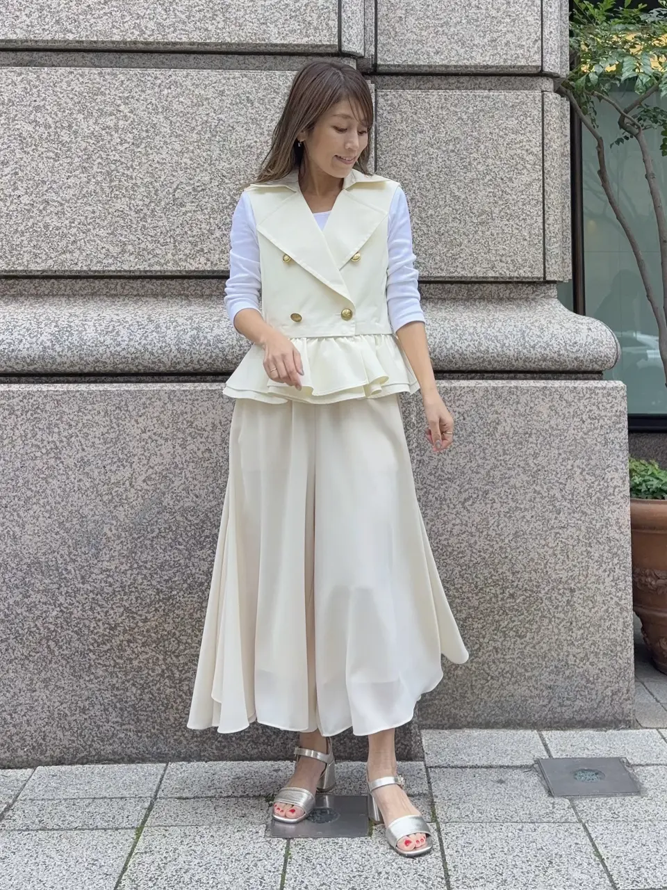 GRACE CONTINENTAL yukimi yonee コーディネート画像