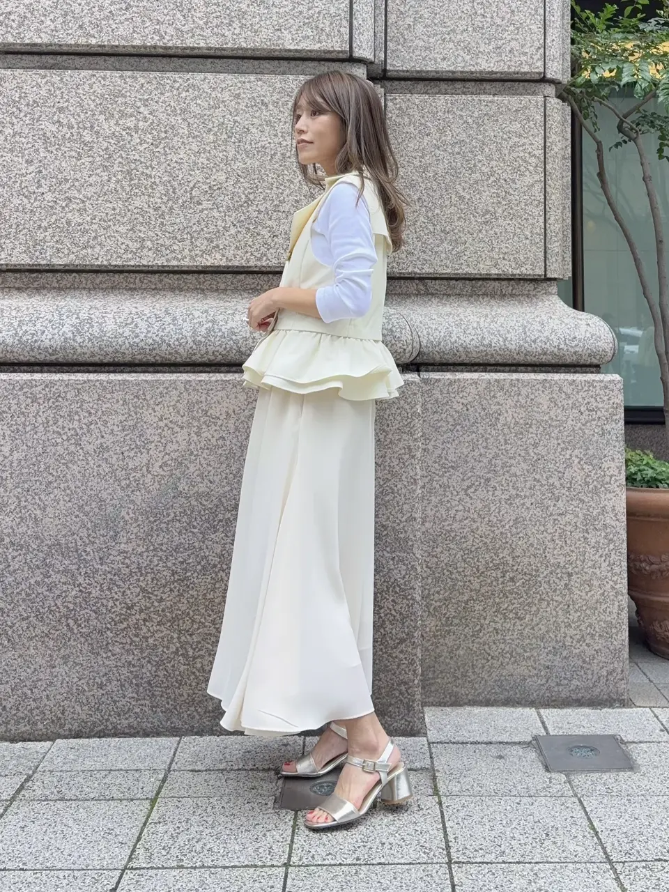 GRACE CONTINENTAL yukimi yonee コーディネート画像