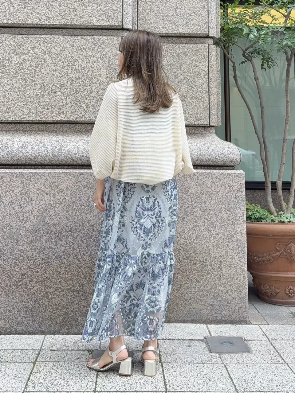 GRACE CONTINENTAL yukimi yonee コーディネート画像