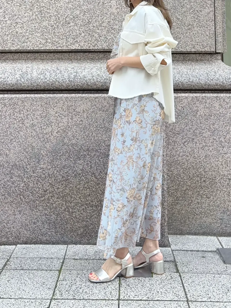 GRACE CONTINENTAL yukimi yonee コーディネート画像