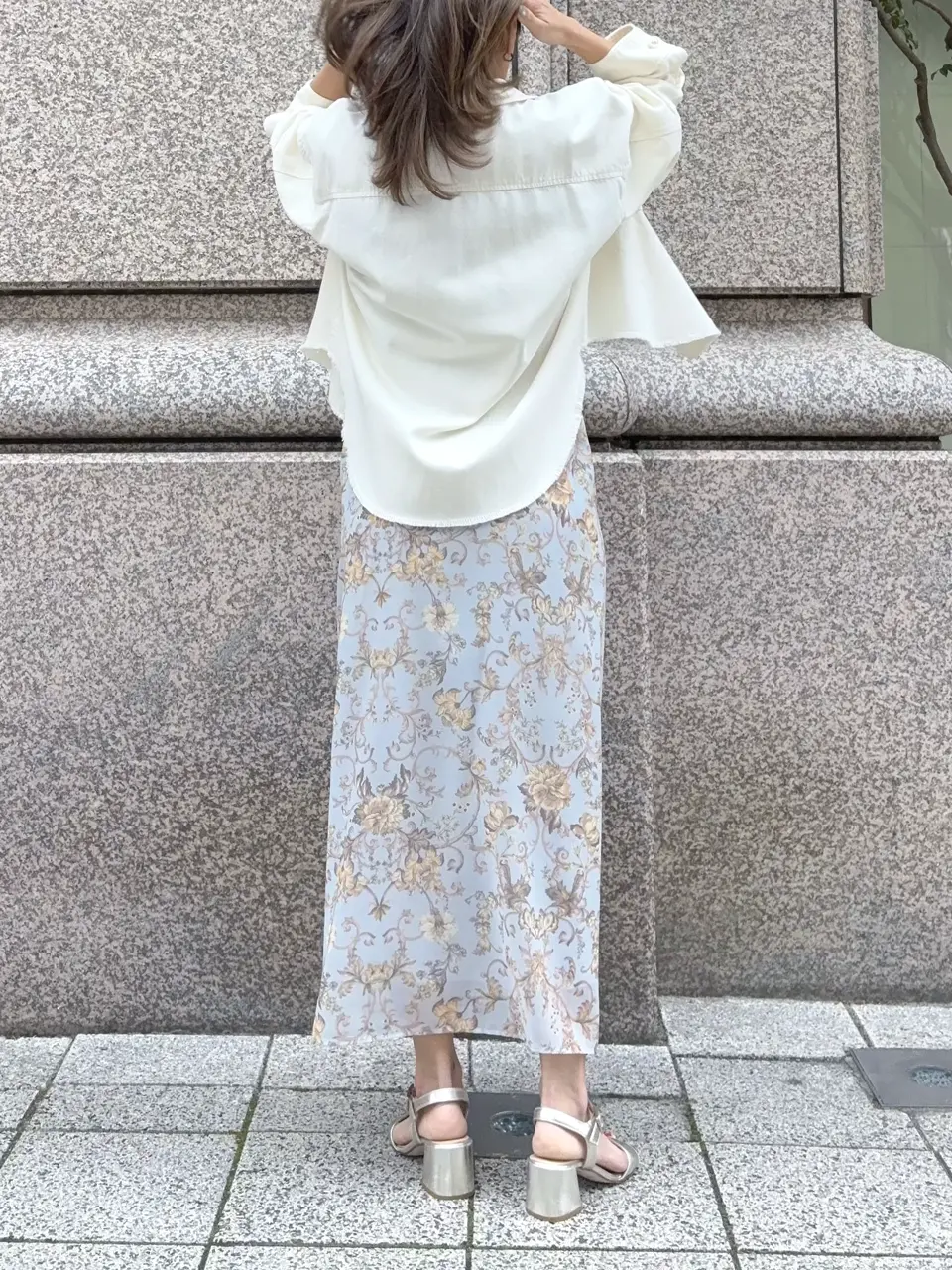 GRACE CONTINENTAL yukimi yonee コーディネート画像