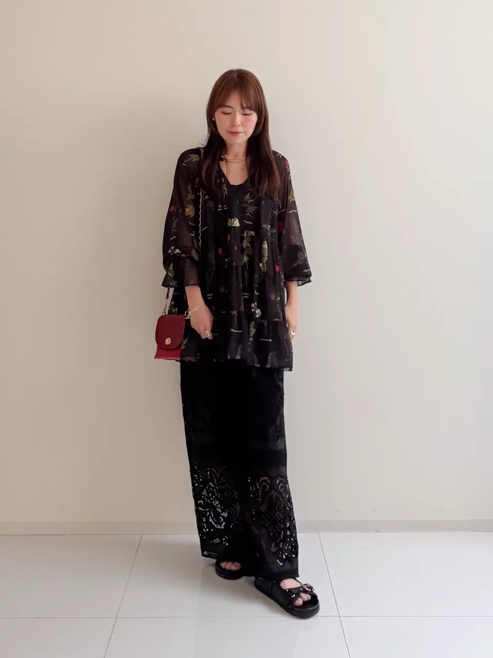  古川温子 コーディネート画像