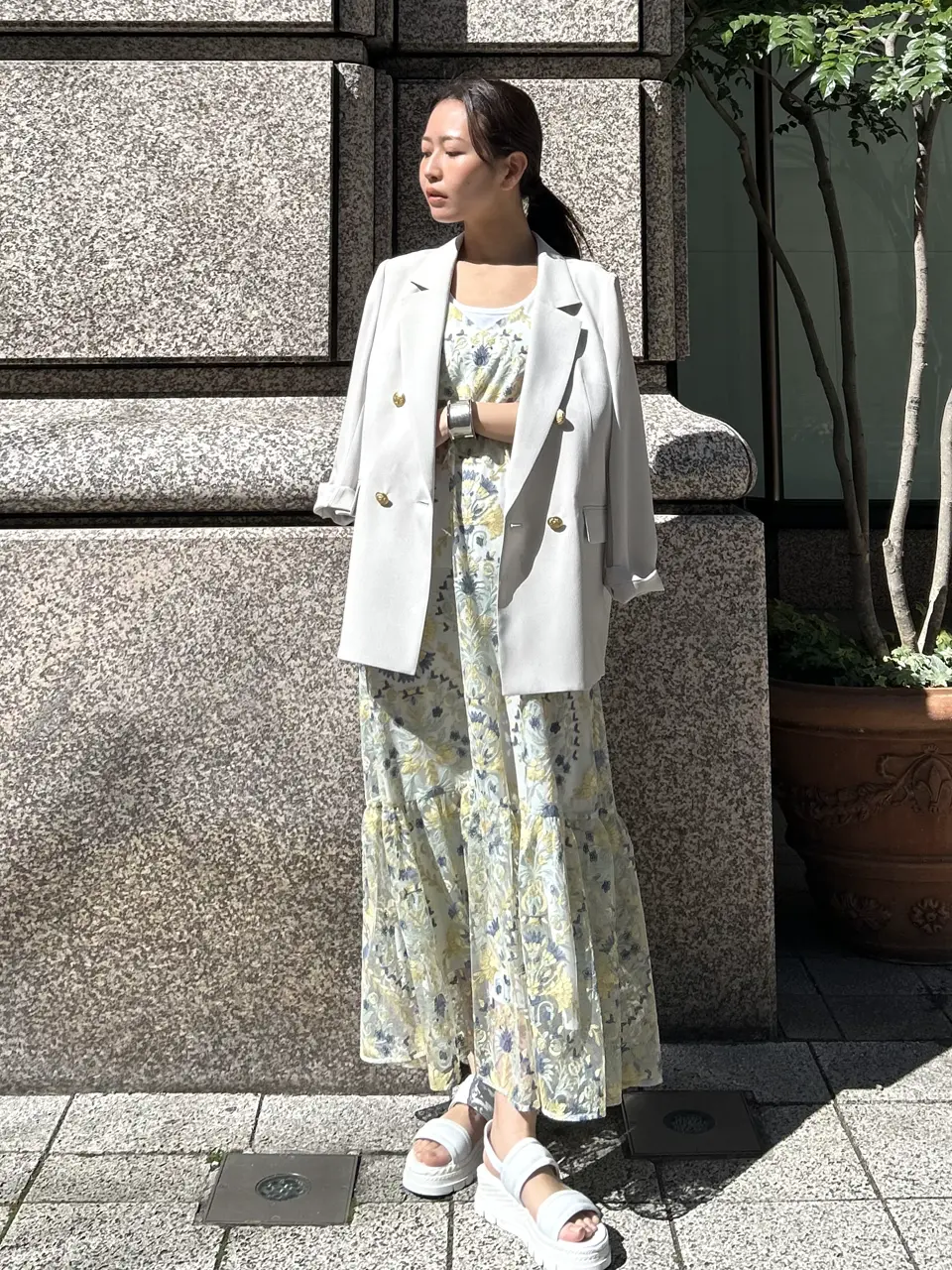 GRACE CONTINENTAL ERINA KATO コーディネート画像