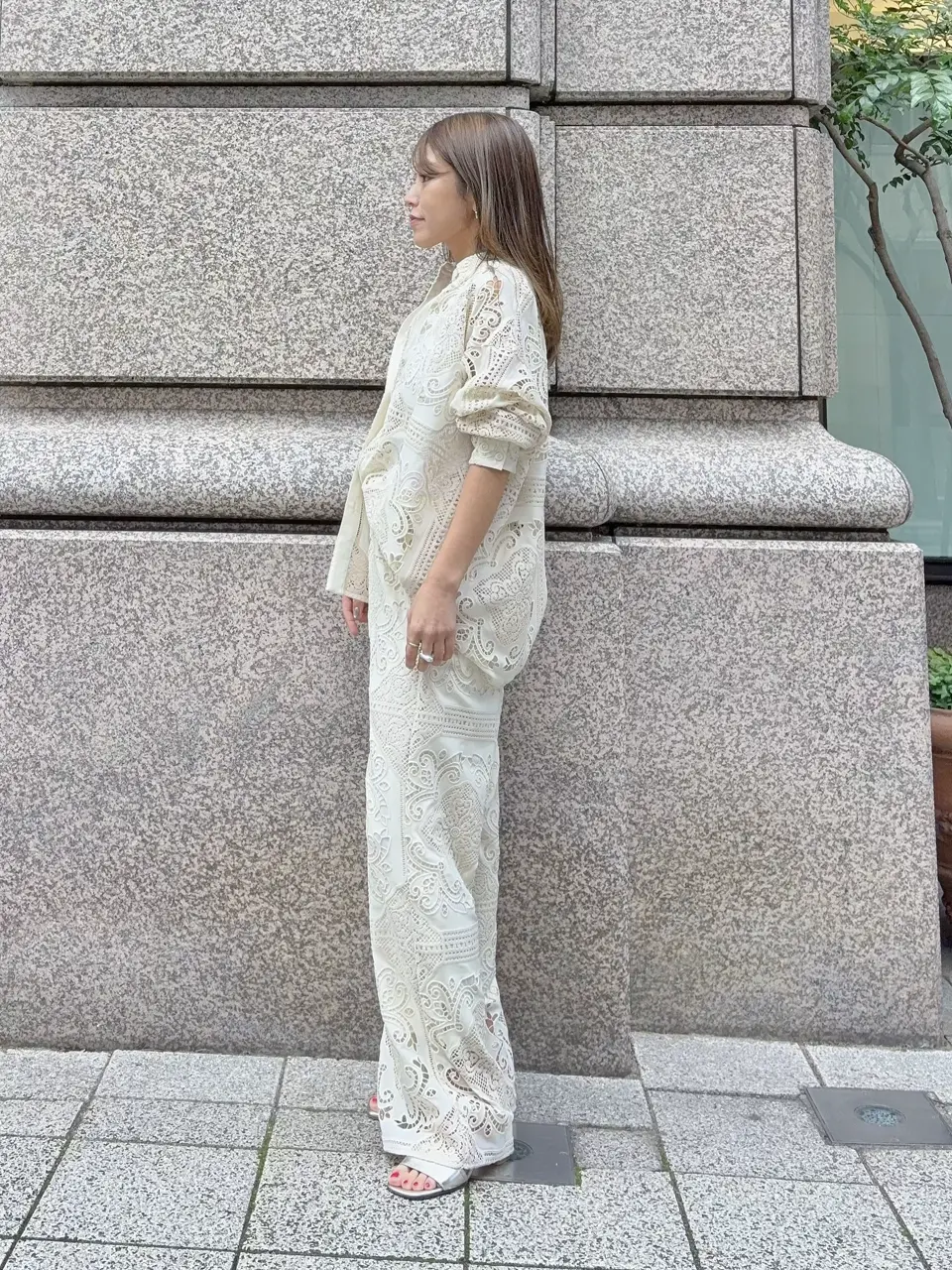 GRACE CONTINENTAL yukimi yonee コーディネート画像