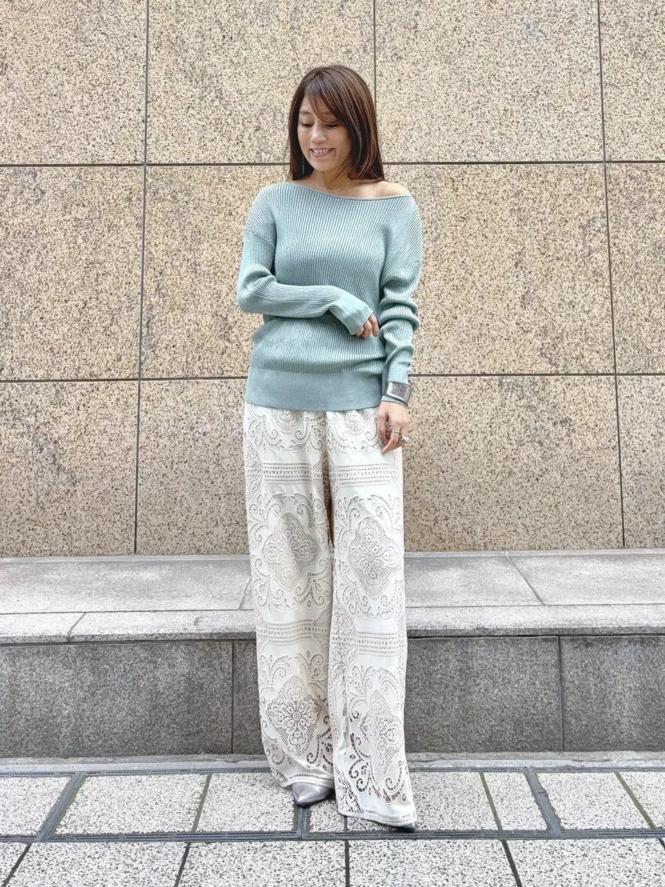 GRACE CONTINENTAL yukimi yonee コーディネート画像