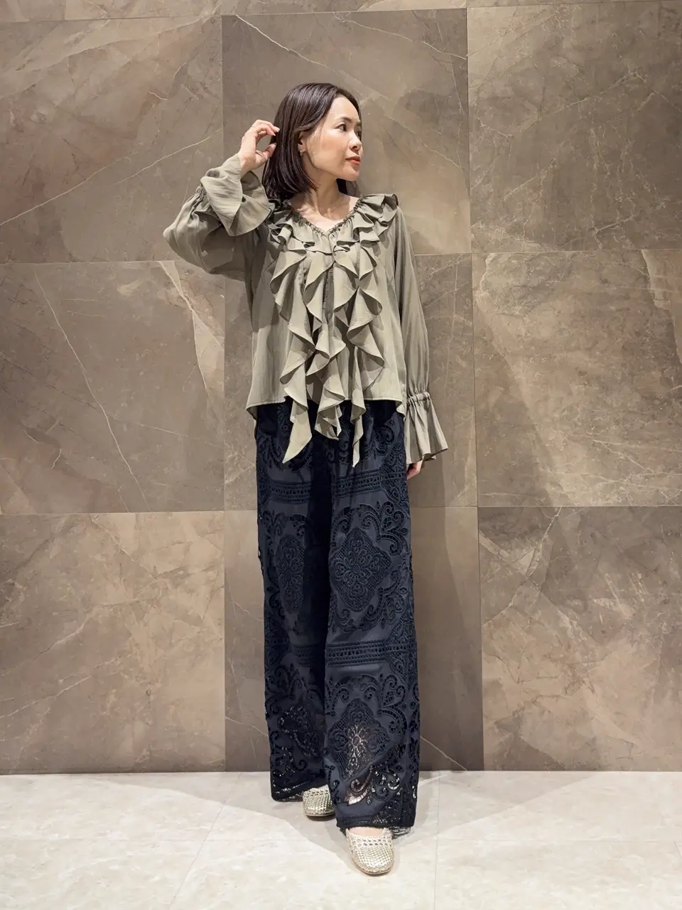 GRACE CONTINENTAL 穐山　香織 コーディネート画像