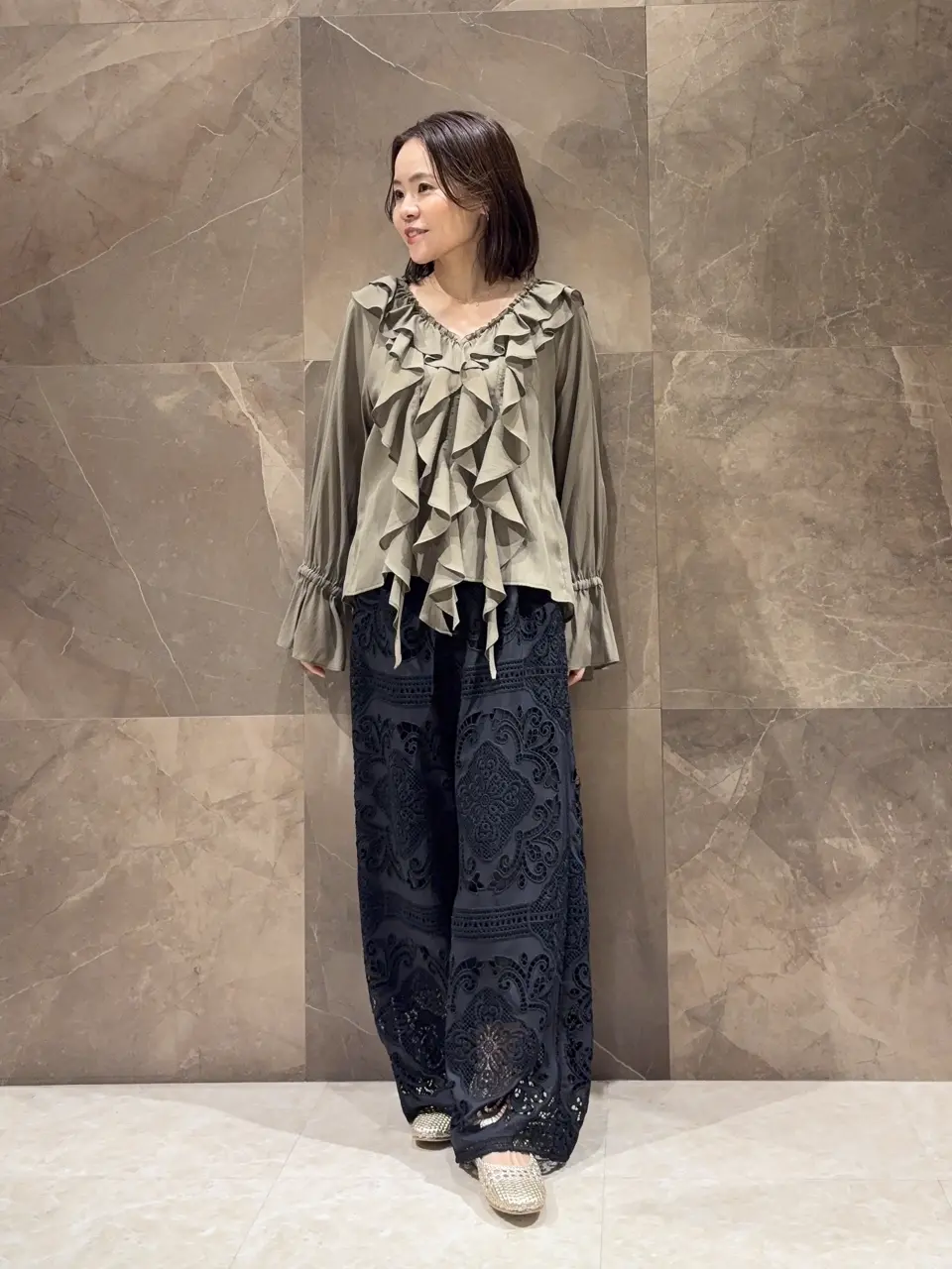 GRACE CONTINENTAL 穐山　香織 コーディネート画像