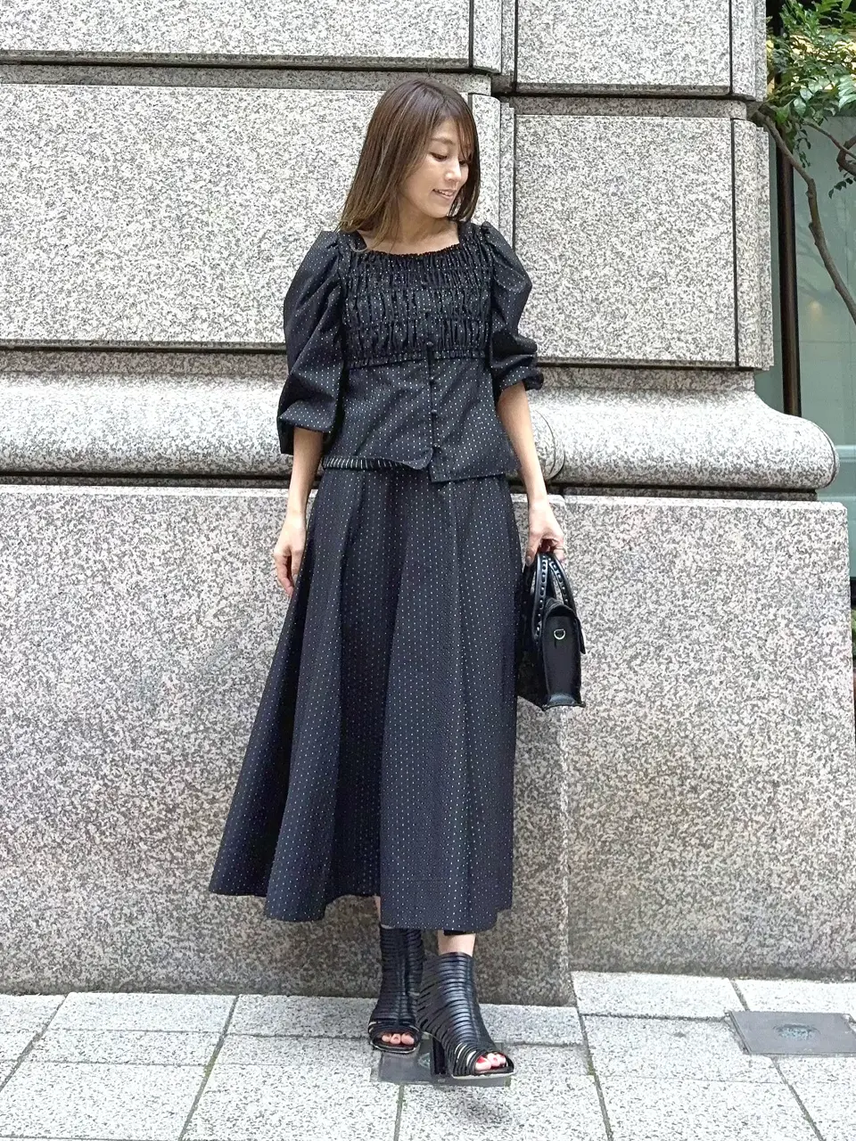 GRACE CONTINENTAL yukimi yonee コーディネート画像