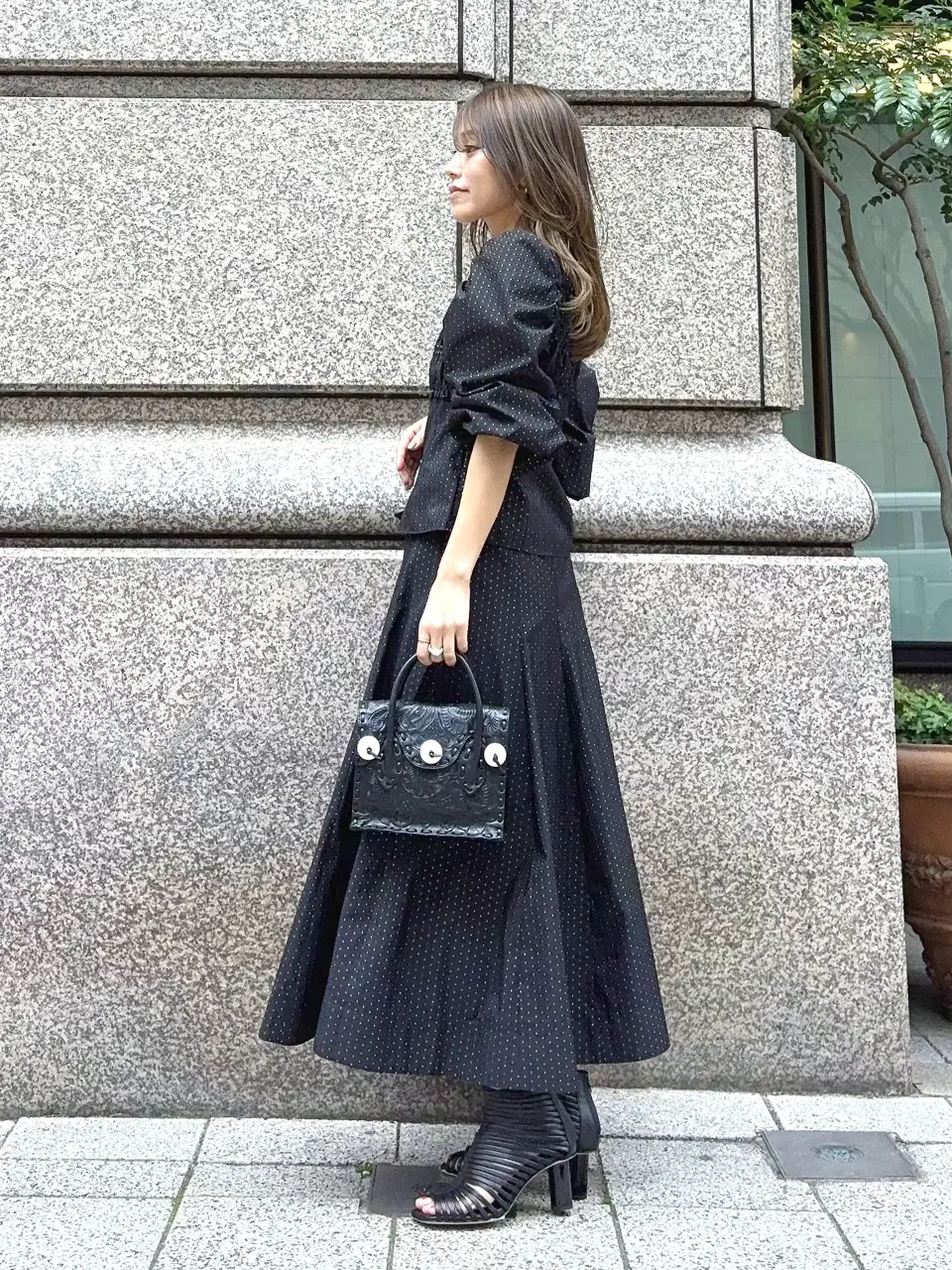 GRACE CONTINENTAL yukimi yonee コーディネート画像