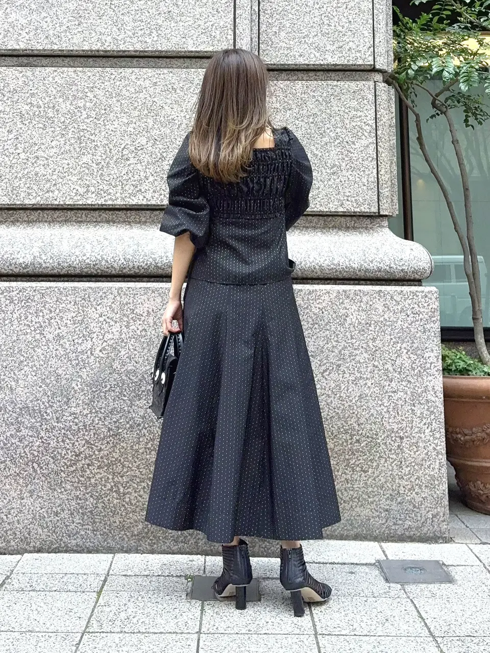 GRACE CONTINENTAL yukimi yonee コーディネート画像