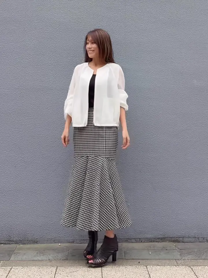 GRACE CONTINENTAL yukimi yonee コーディネート画像