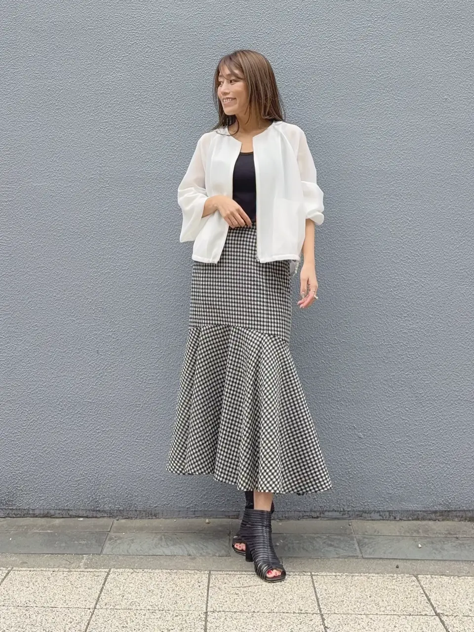 GRACE CONTINENTAL yukimi yonee コーディネート画像