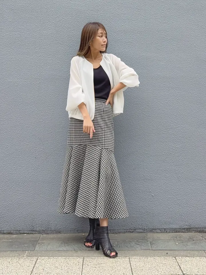 GRACE CONTINENTAL yukimi yonee コーディネート画像