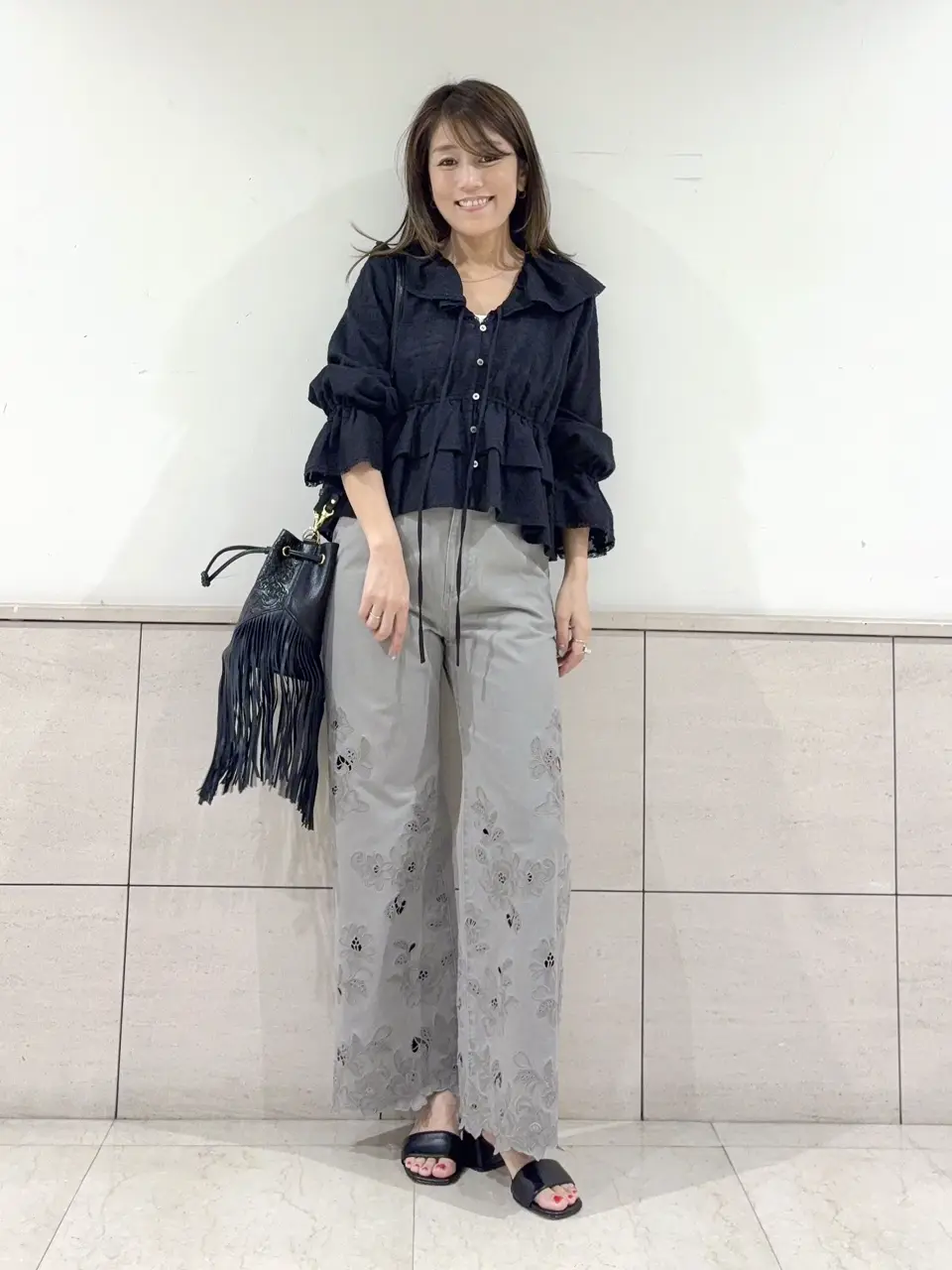 GRACE CONTINENTAL yukimi yonee コーディネート画像