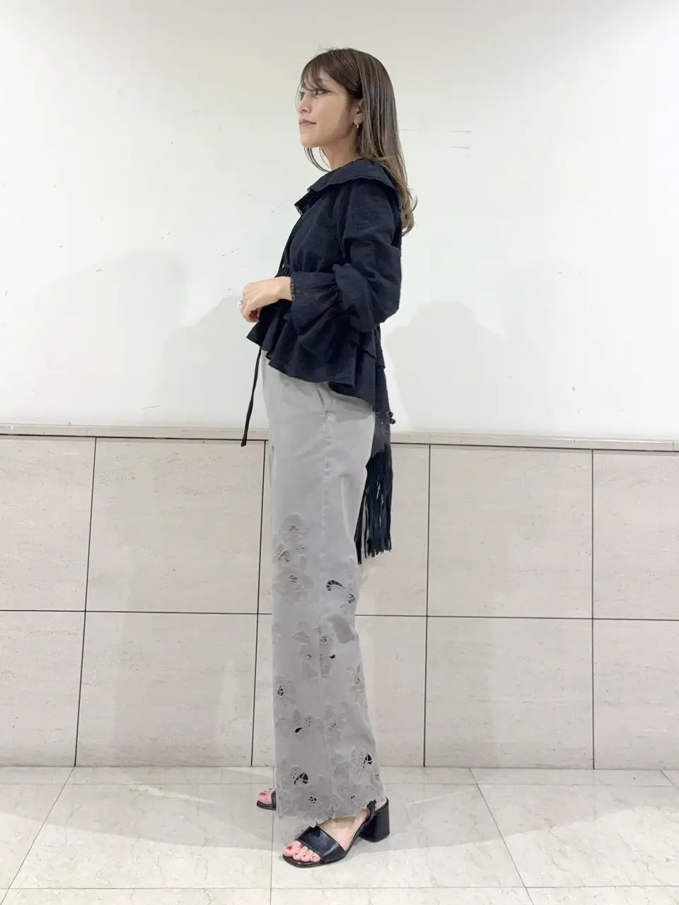 GRACE CONTINENTAL yukimi yonee コーディネート画像