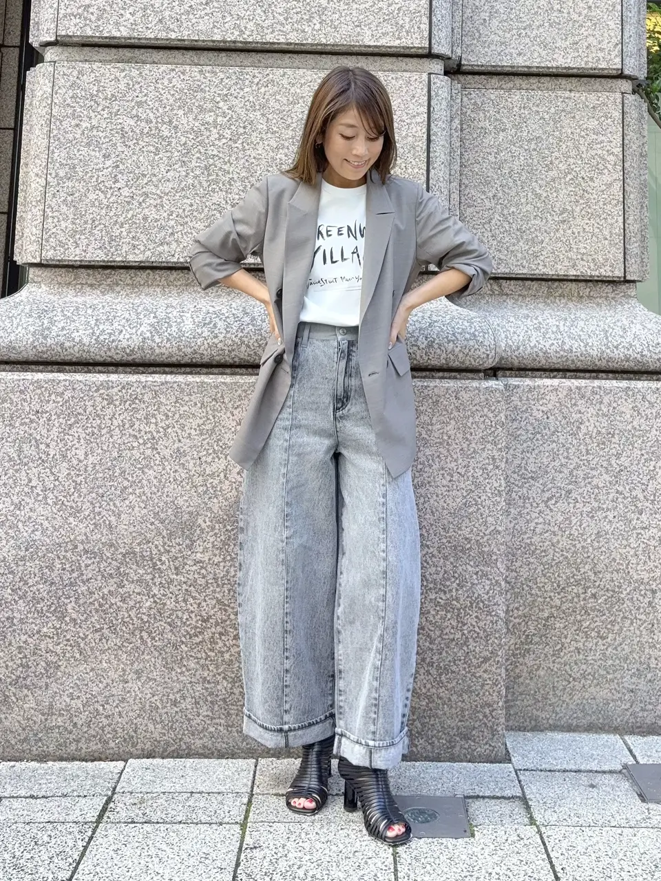 GRACE CONTINENTAL yukimi yonee コーディネート画像