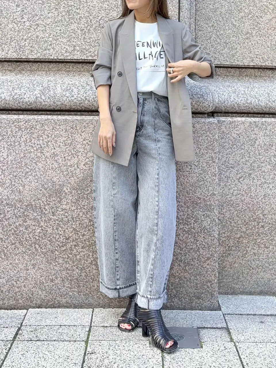 GRACE CONTINENTAL yukimi yonee コーディネート画像