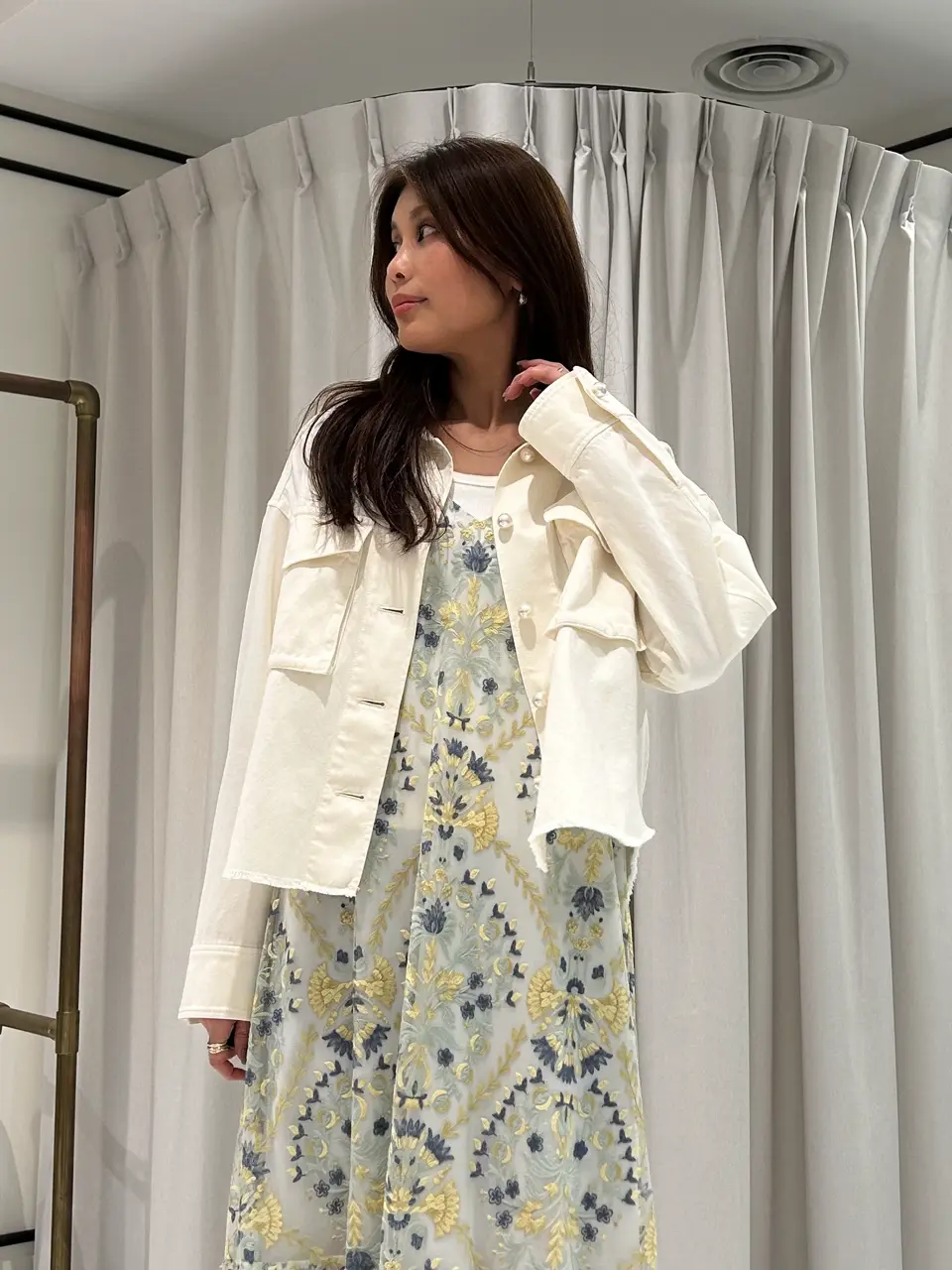 GRACE CONTINENTAL 志田　悠 コーディネート画像