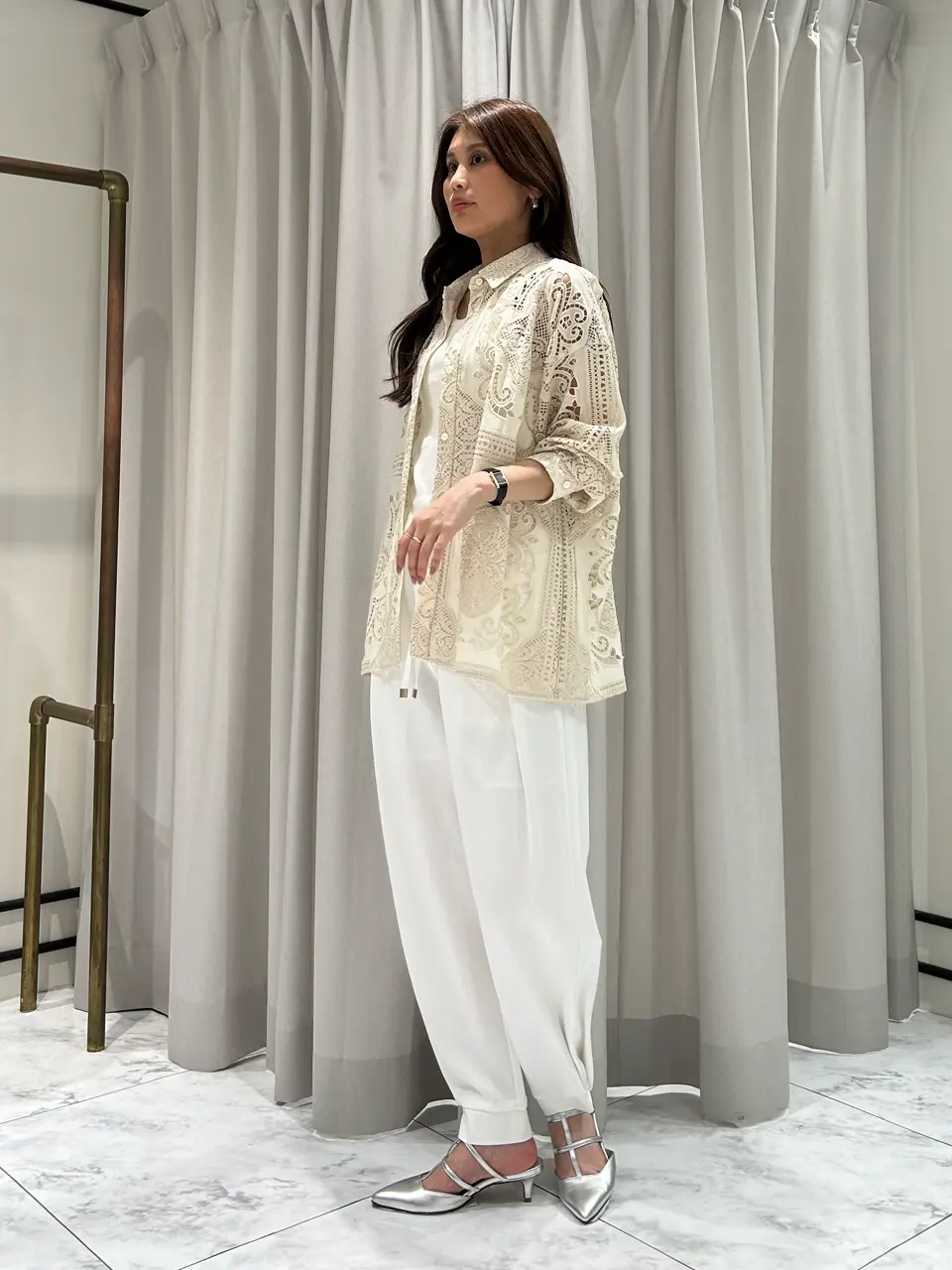 GRACE CONTINENTAL 志田　悠 コーディネート画像